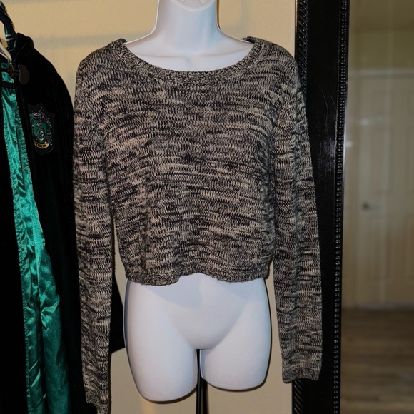 Adam Levine cropped knit sweater - Picture 1 of 2